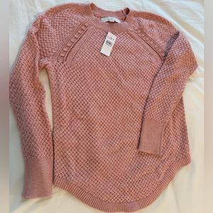 NWT LOFT Pink Tunic Sweater